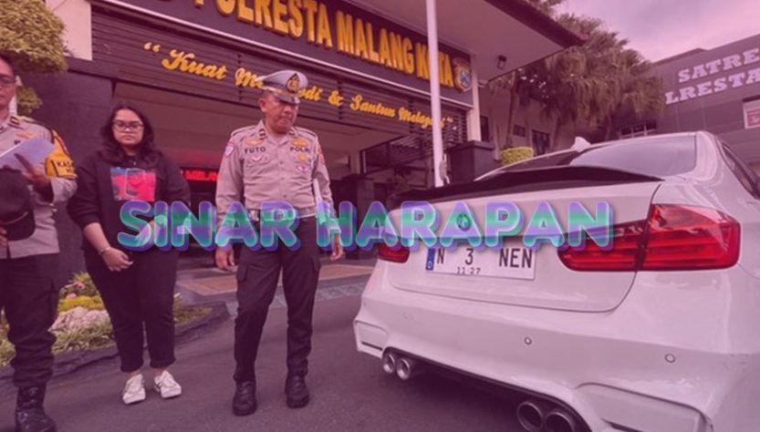 Viral BMW di Malang Pakai Nopol N-3-NEN demi Konten